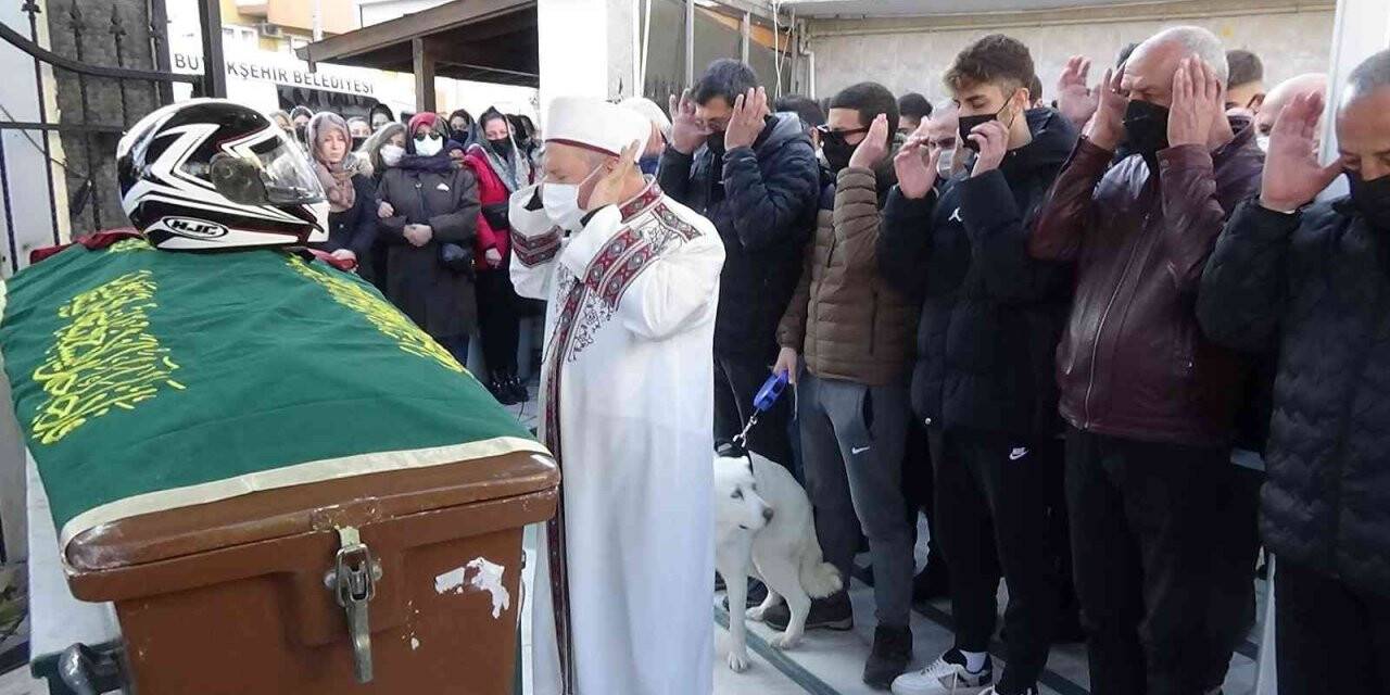 Asya’dan yangında hayatını kaybeden sahibine acı veda