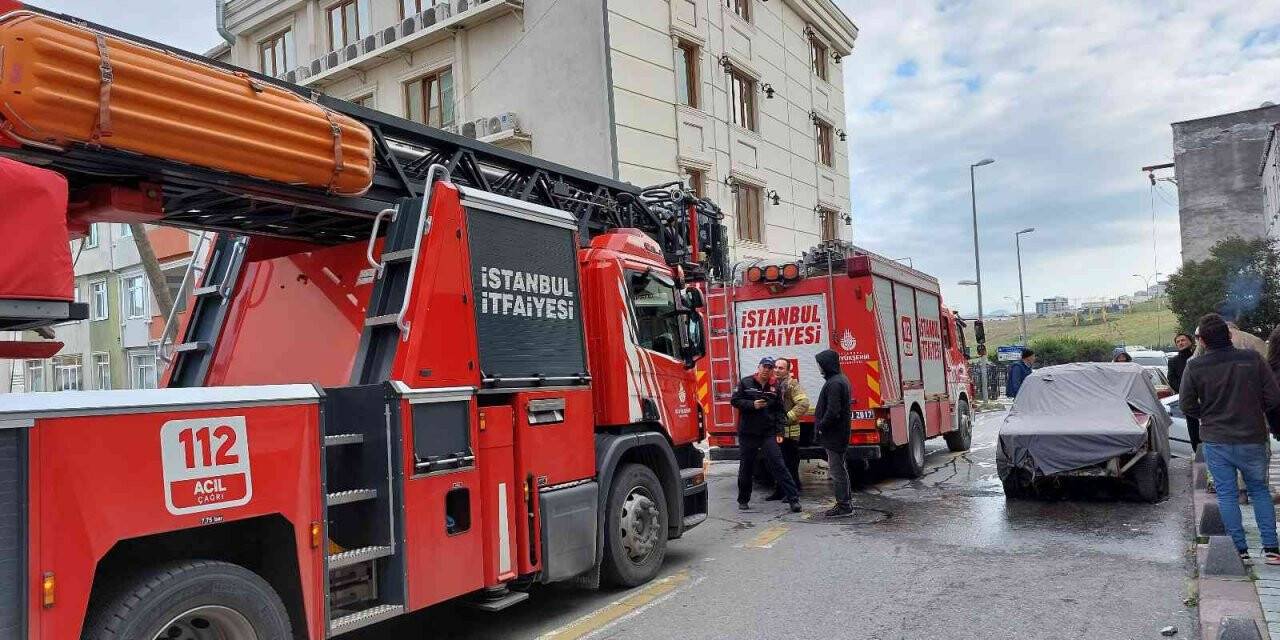 Küçükçekmece’de otelin çamaşırhanesinde korkutan yangın
