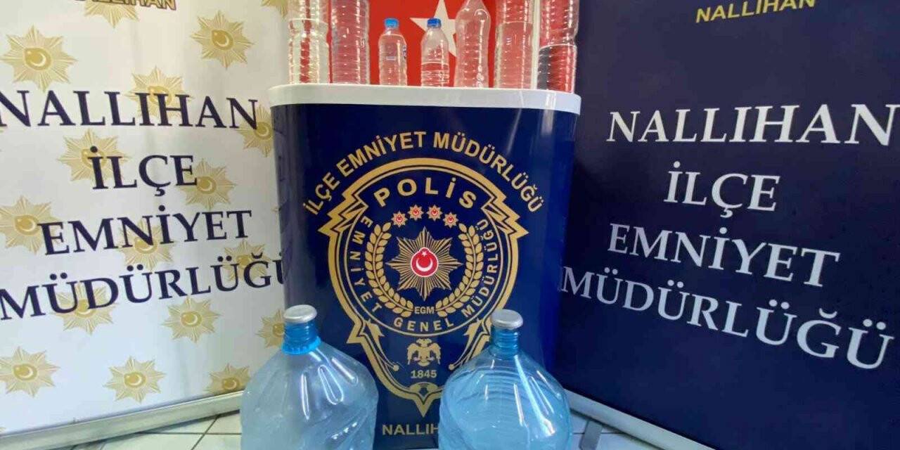 Nallıhan’da kaçak alkol operasyonu