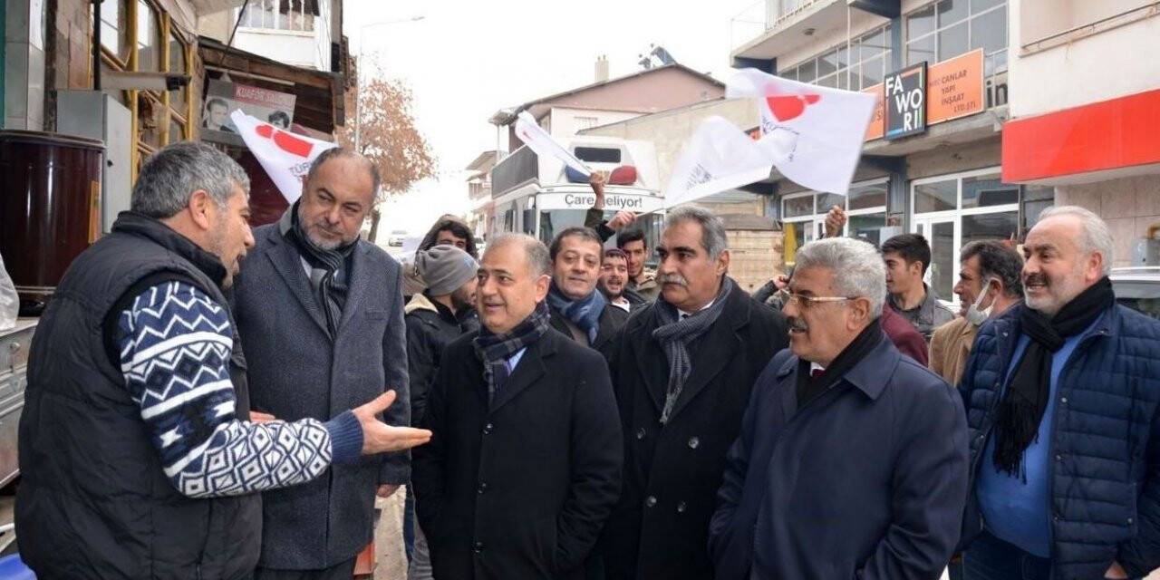 TDP heyeti Tercan’da esnafla bir araya geldi