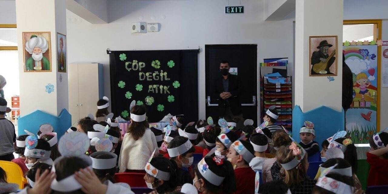 Minik öğrencilere sıfır atık ve çevre eğitimi