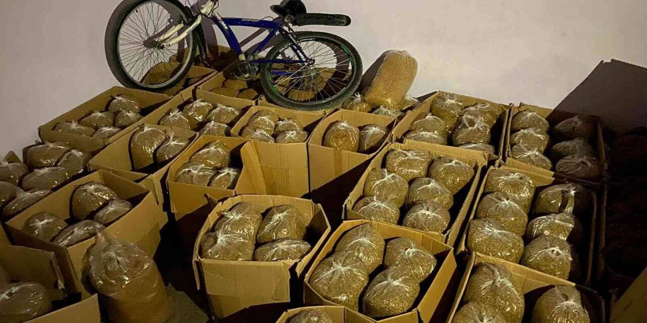 Adana’da 1.5 ton kaçak tütün ele geçirildi