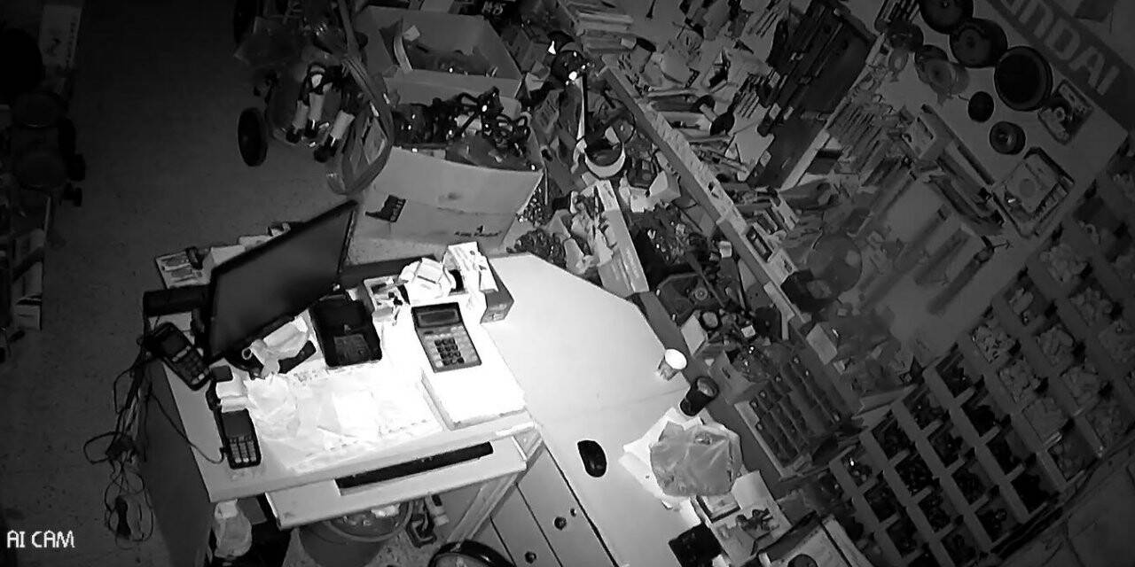 Kayseri’deki deprem anı kamerada