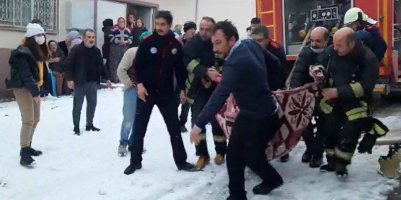 İtfaiyenin çabası yaşlı kadını kurtarmaya yetmedi