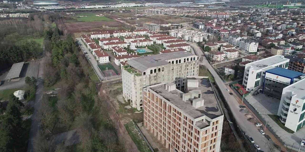 Alikahya stadyum bağlantı yolunda ilk kazma vuruldu