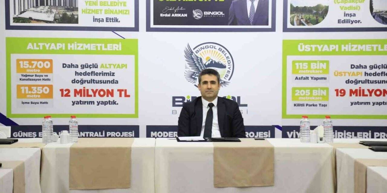 Bingöl Belediye Başkanı Arıkan, projeleri anlattı
