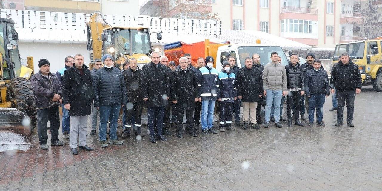 Battalgazi’de karla mücadele çalışmaları