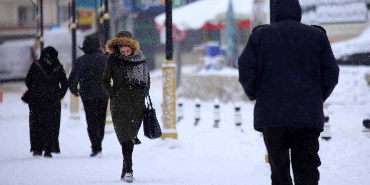 Gümüşhane’de yoğun kar yağışı etkili oldu