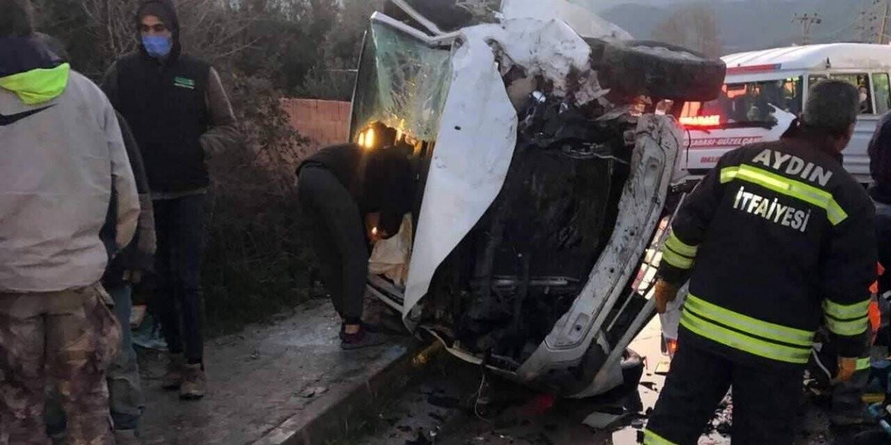 Kuşadası’nda trafik kazası: 4’ü ağır 8 yaralı