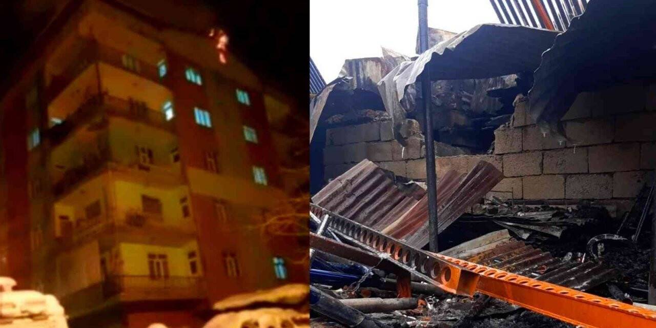 Çatı katıda çıkan yangın korkuttu