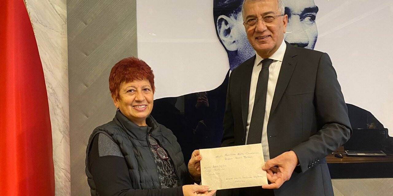 Karne hediyesi olarak kar isteyen çocuklar Başkan Tarhan’a mektup yazdı