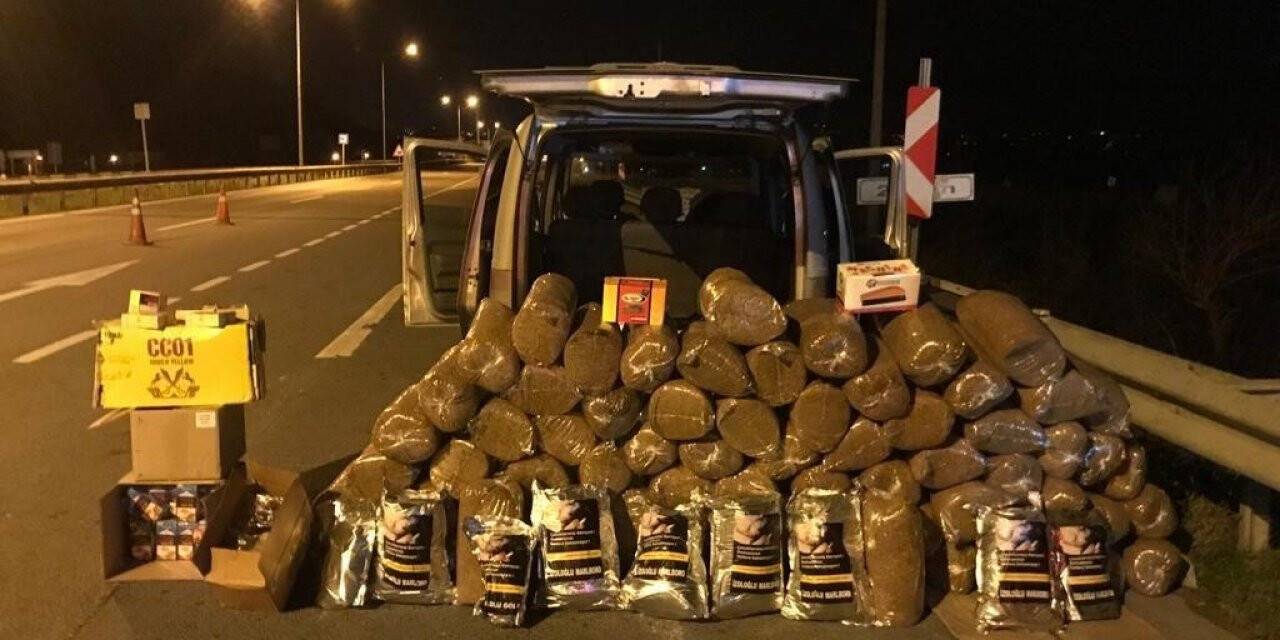 Ordu’da 300 kg tütüne el konuldu