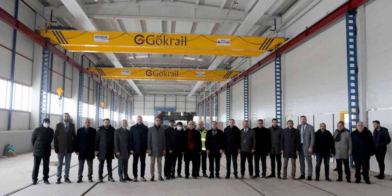 550 bin metrekare alana kurulacak, altyapı çalışmaları sürüyor