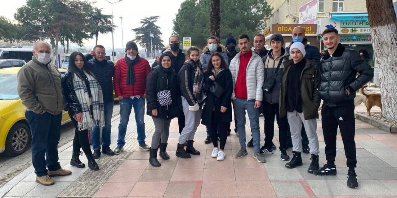 Biga’lı öğrenciler, ‘AB yolculuğu’ isimli proje kapsamında yola çıktı