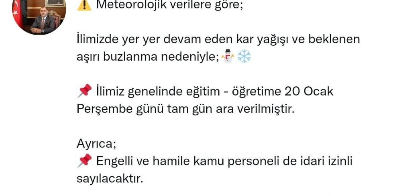 Sakarya’da eğitime kar engeli