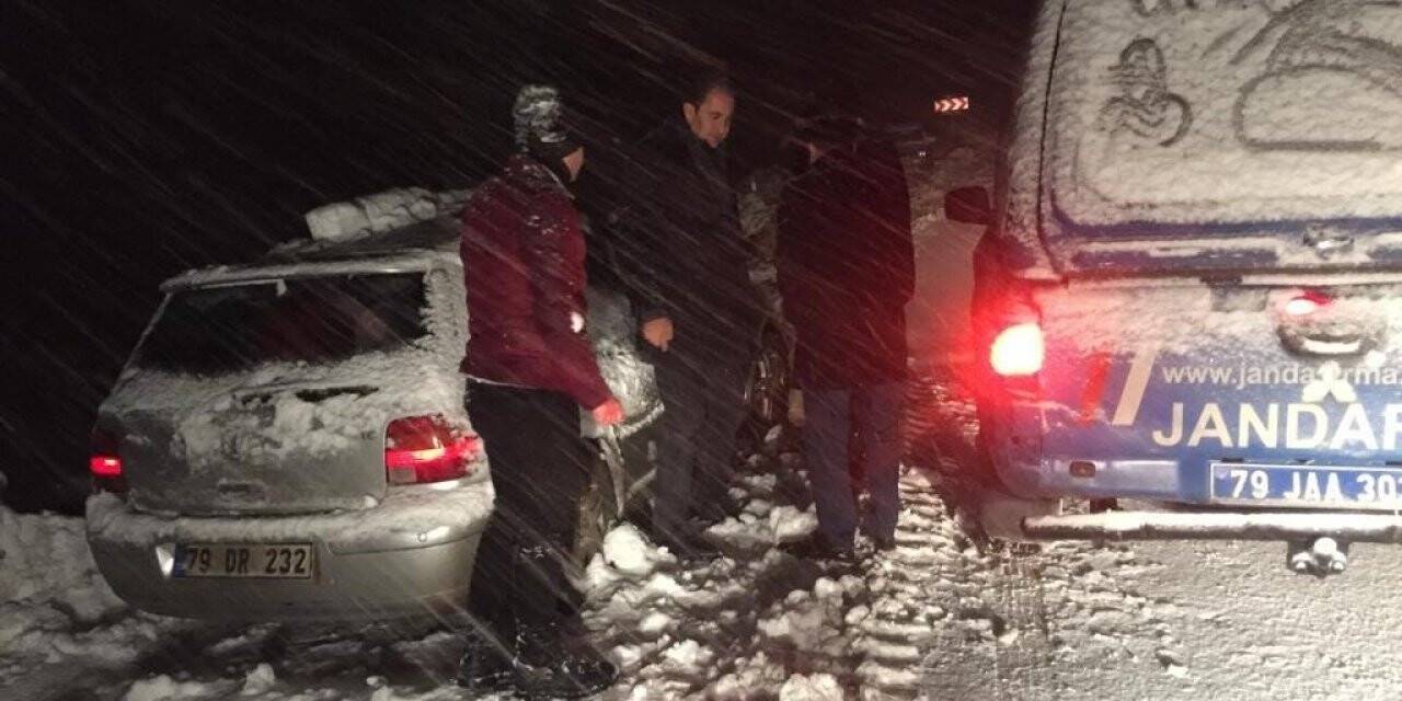 Kilis’te kapalı köy yolları açıldı