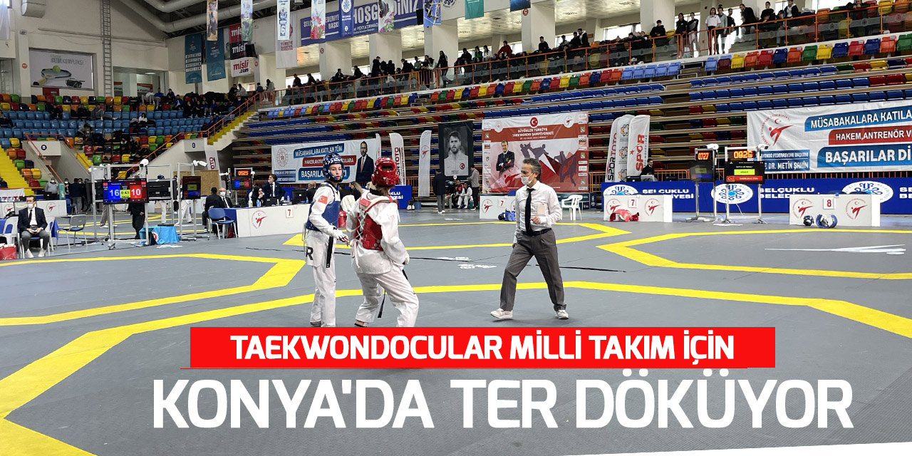 Taekwondocular Milli Takım için Konya'da ter döküyor