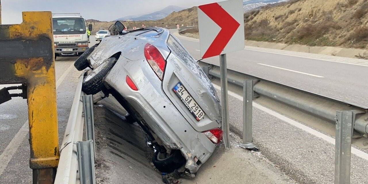 Cenazeye giden 6 kişilik aile ölümden döndü