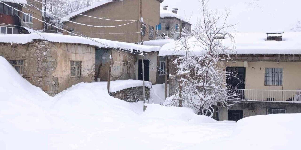 Hakkari’de 346 yerleşim yerinin yolu ulaşıma kapandı