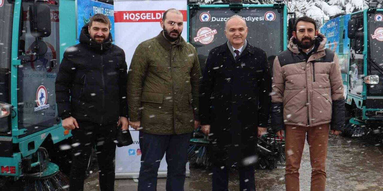 Düzce Belediyesi’nin temizlik filosu güçleniyor