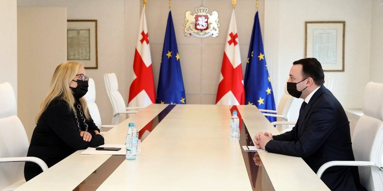 Gürcistan Başbakanı Garibaşvili, Büyükelçi Yazgan ile görüştü
