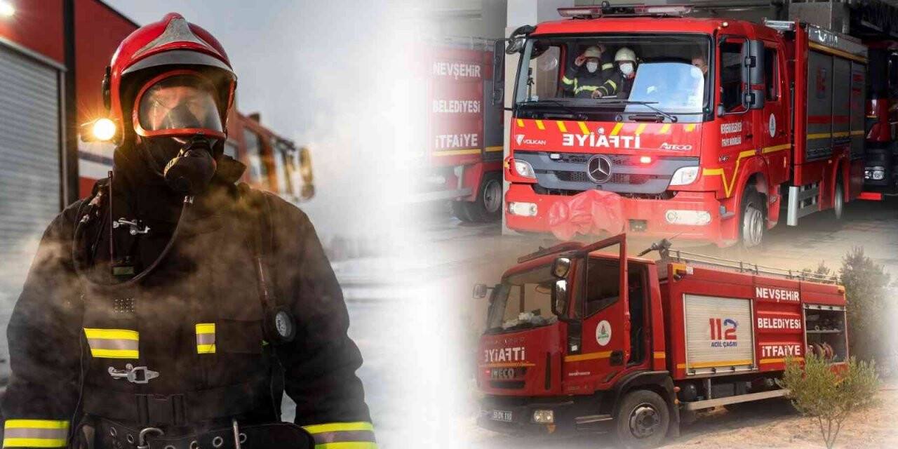 Nevşehir İtfaiyesi 2021’de 369 yangına müdahale etti