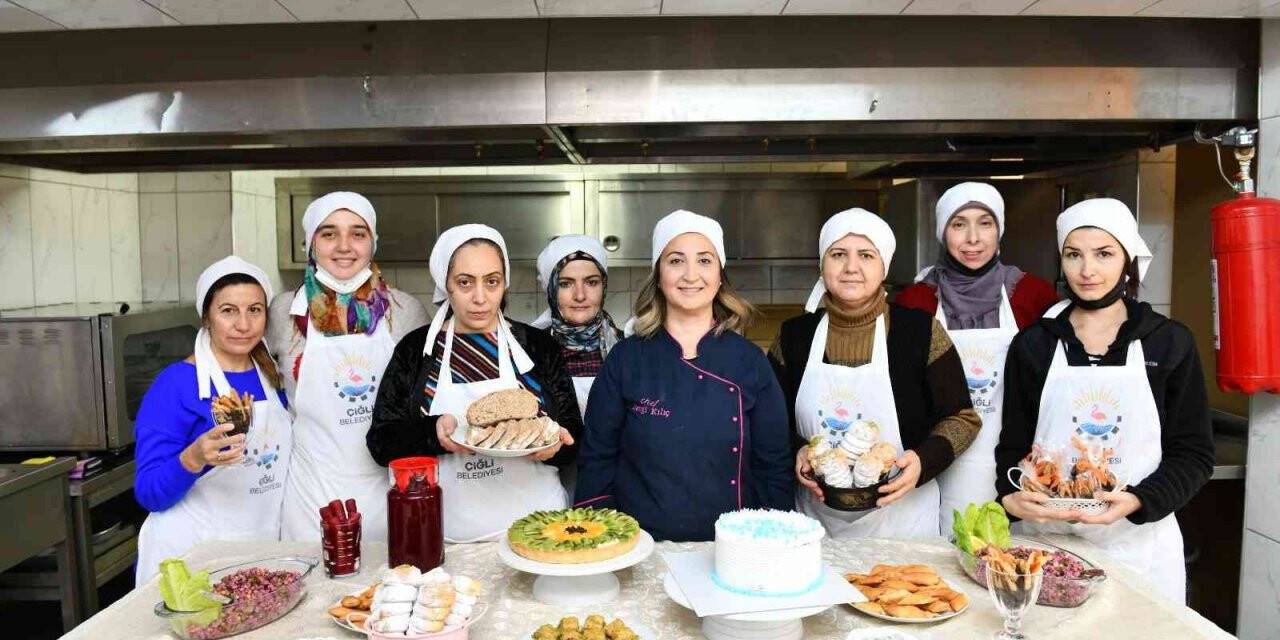 Çiğli’de kadınlara yönelik meslek edindirme kursları meyvelerini veriyor