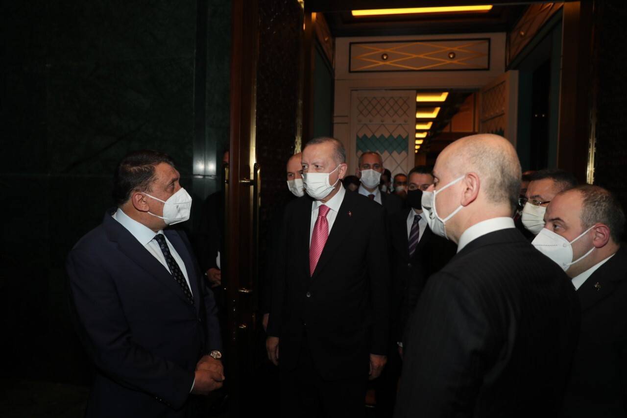 Başkan Gürkan, Cumhurbaşkanı Erdoğan ile görüştü