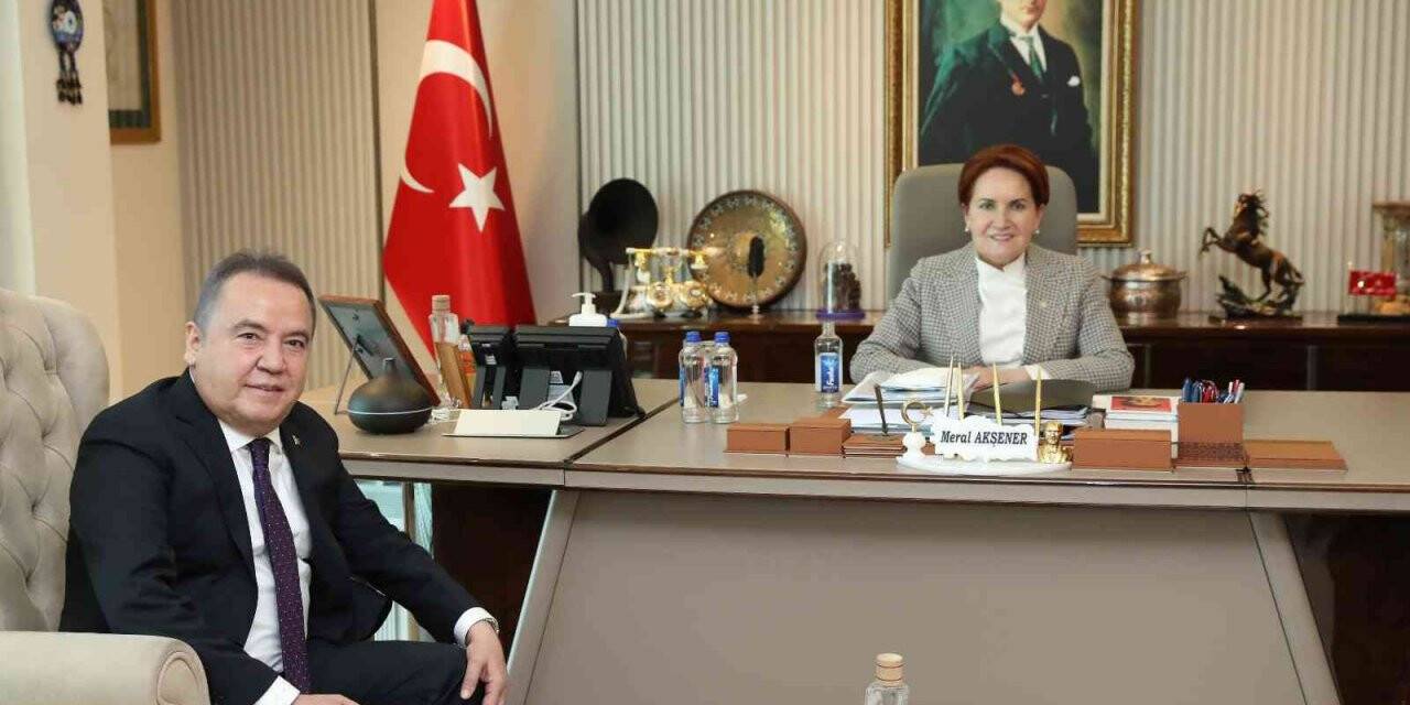 Başkan Böcek, Ankara’da Kılıçdaroğlu ve Akşener ile bir araya geldi