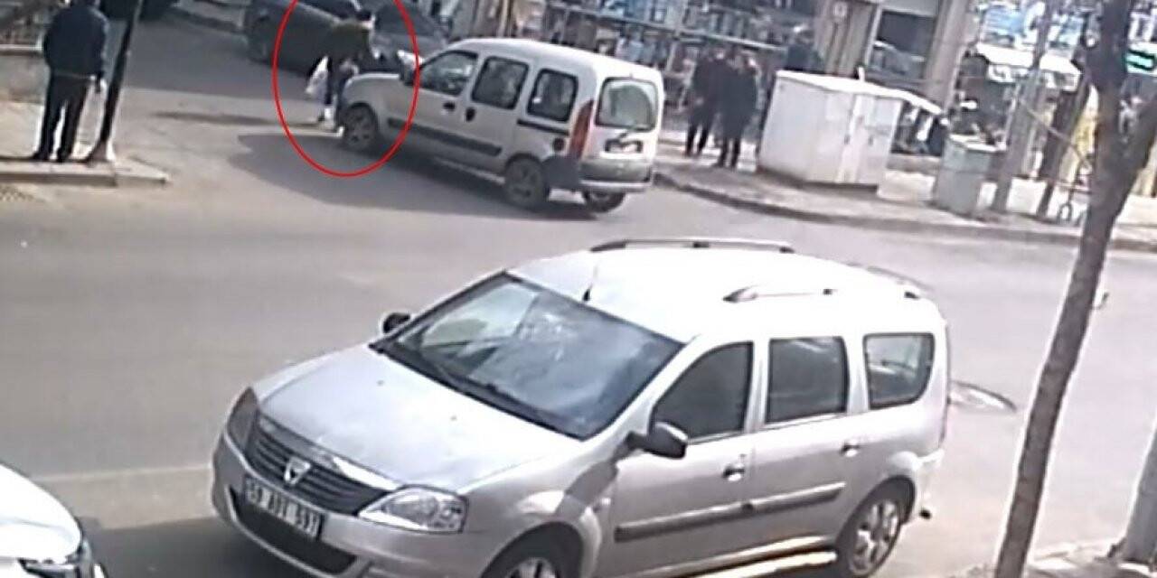 Çorlu’da kaza anı kamerada