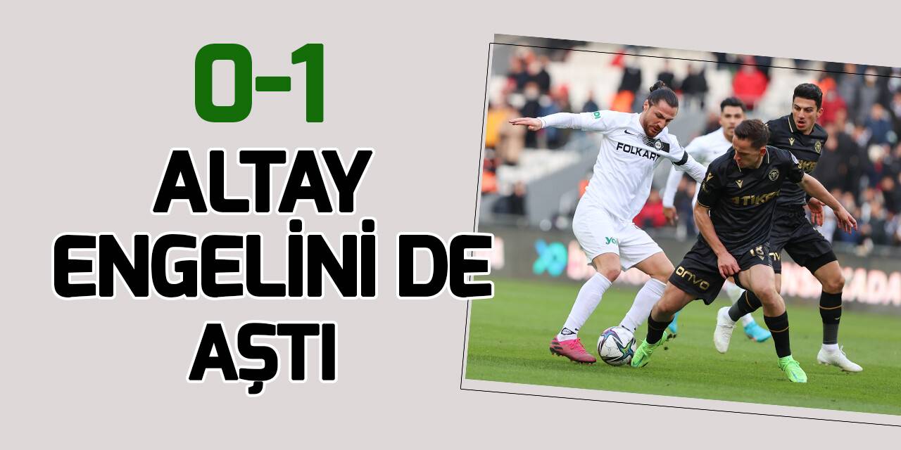 Konyaspor, Altay engelini de aştı