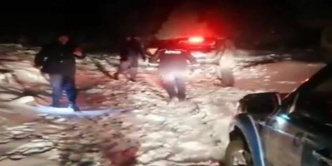 Kestel Dağı’nda mahsur kalan 4 kişiyi AFAD kurtardı