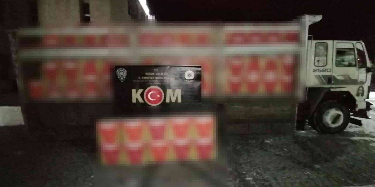Niğde’de 9 milyon adet makaron ele geçirildi