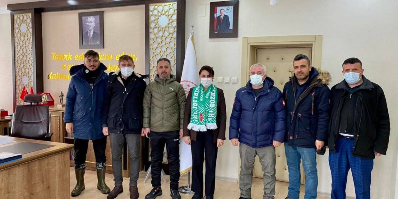 Bozkır GB’den kaymakamlık ziyareti