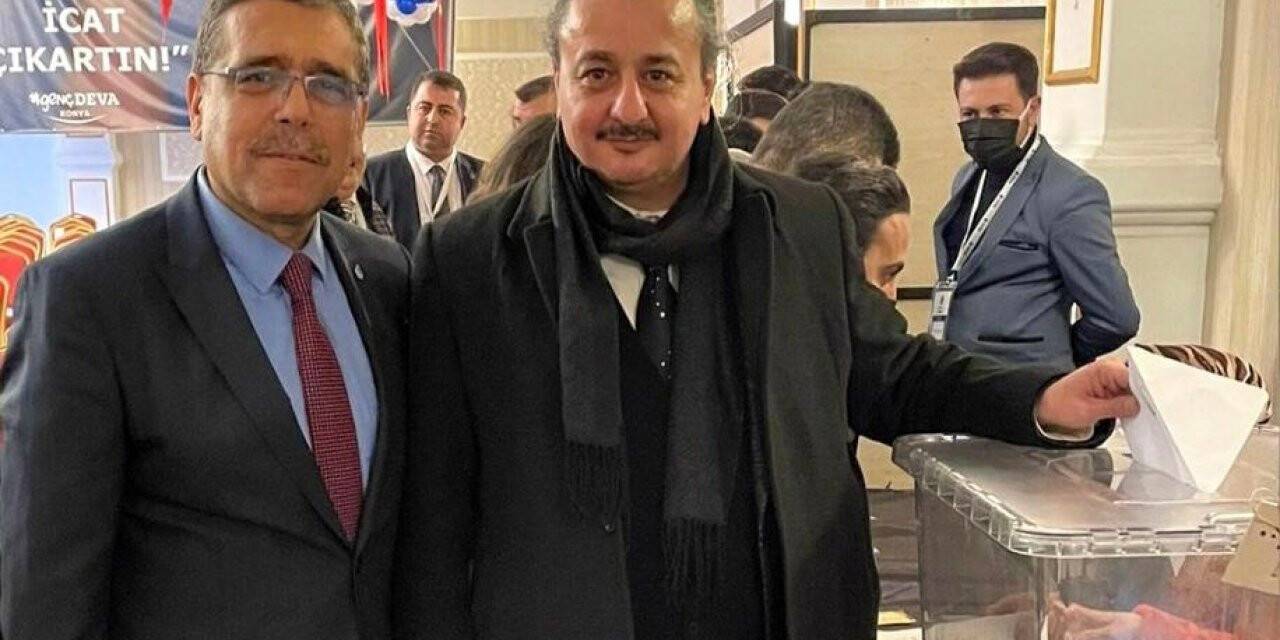 Deva Meram İlçe Başkanı Koyuncu mazbatasını aldı