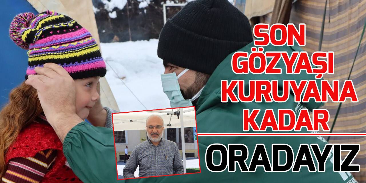İHH Konya Şube Başkanı Hasan Hüseyin Uysal: Son gözyaşı kuruyana kadar Suriye'deyiz
