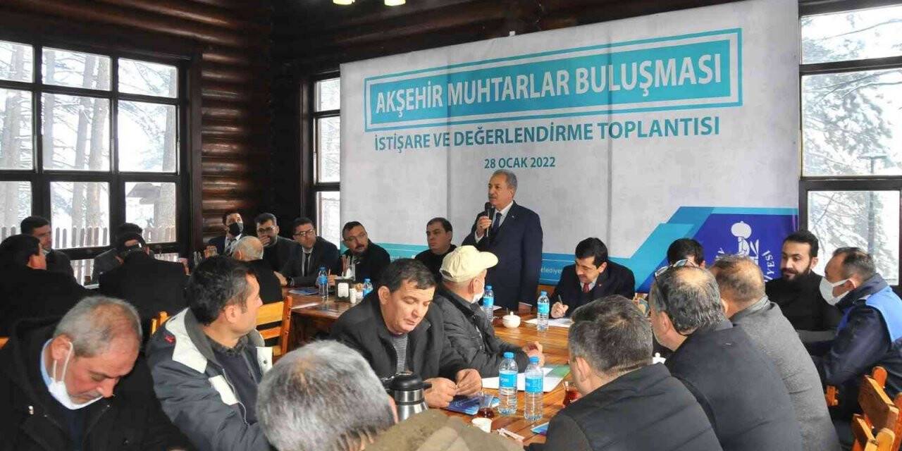 Başkan Akkaya’dan muhtarlarla değerlendirme ve istişare toplantısı