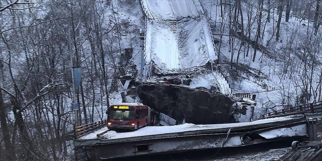 ABD'nin Pittsburgh kentinde Biden'ın 'altyapı ziyareti' öncesi köprü çöktü