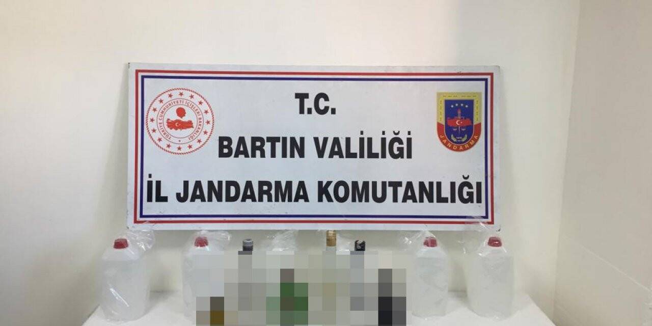 Jandarmadan kaçak içki operasyonu