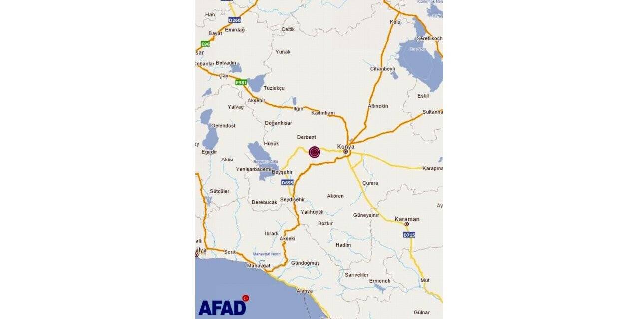 Konya’da 4.2 büyüklüğünde deprem