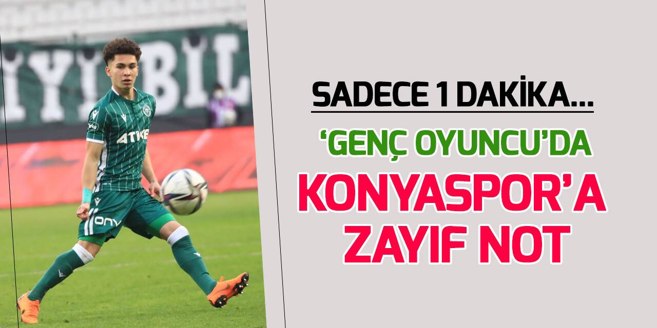 Konyaspor, "genç oyuncu oynatmada" sınıfta kaldı