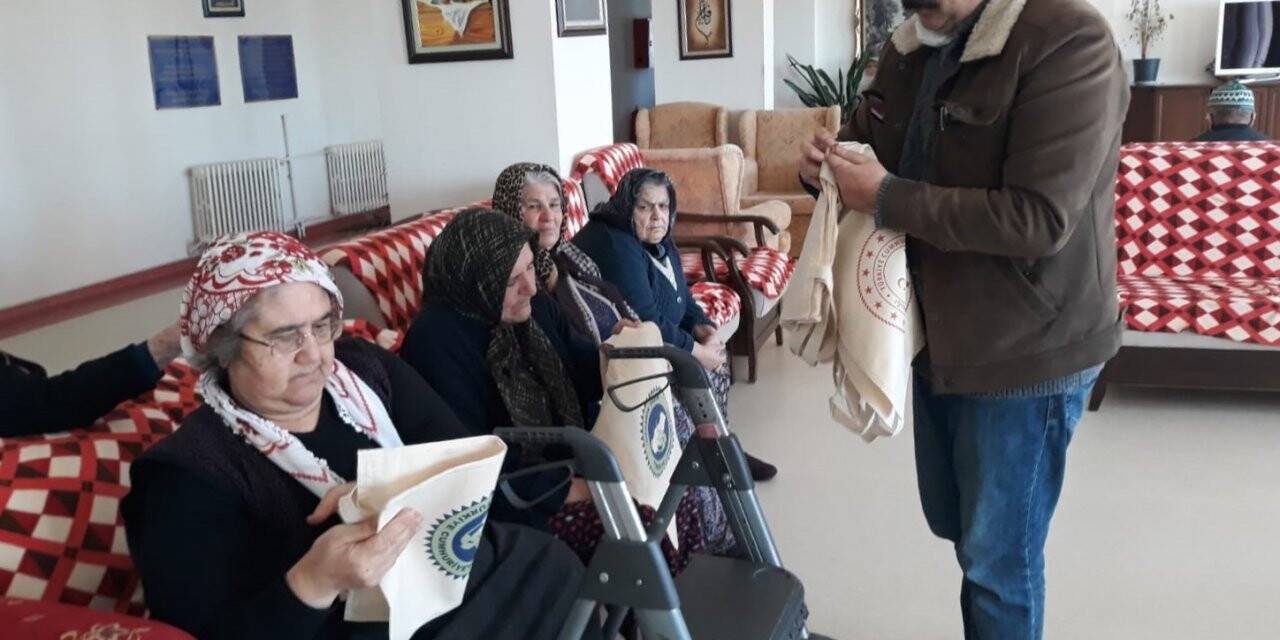 İl Tarım ve Orman Müdürlüğü personeli huzurevi sakinleri ile buluştu