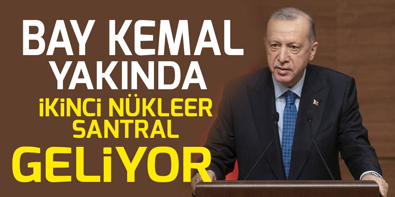 Cumhurbaşkanı Erdoğan: Bak Bay Kemal, yakında ikinci nükleer enerji santrali de geliyor