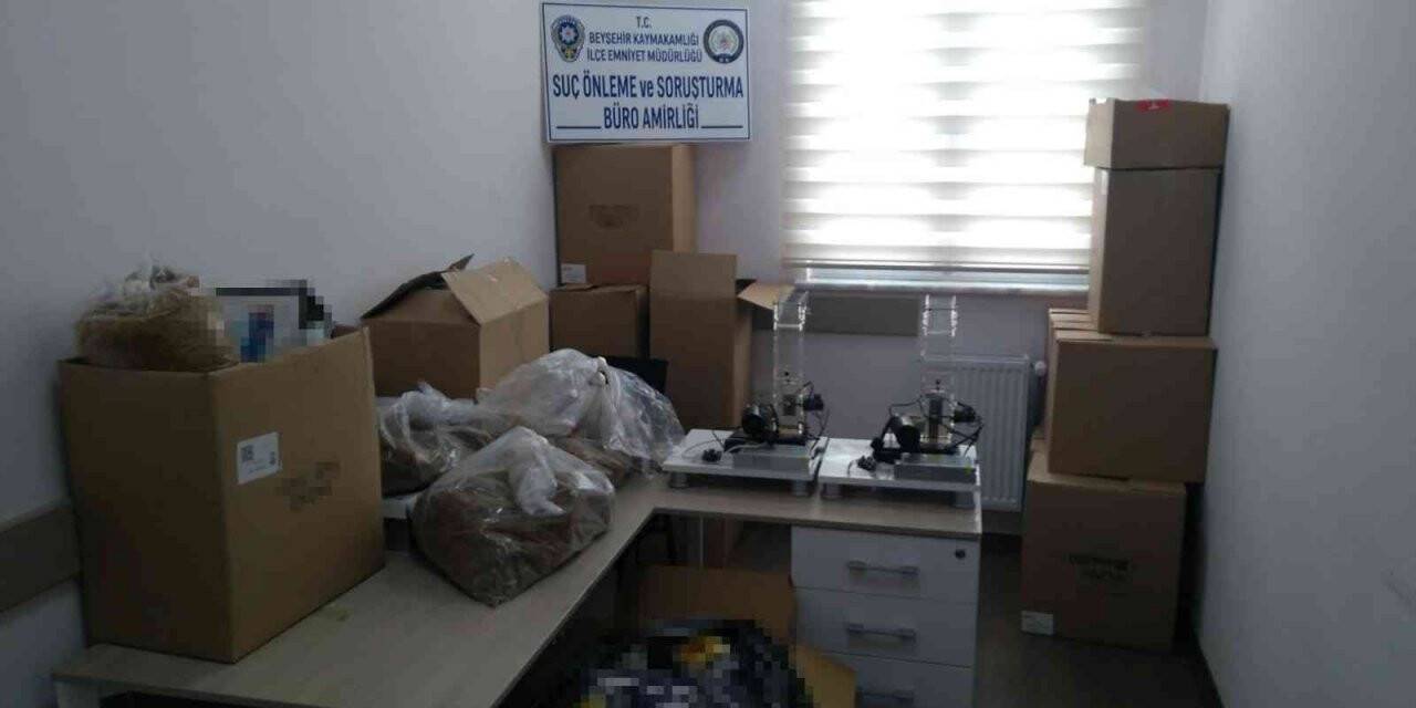 Konya’da kaçak sigara operasyonu: 7 gözaltı
