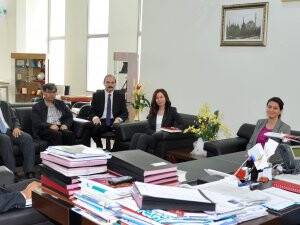 Rektör Prof. Dr. Muzaffer Şeker'i ziyaret ettiler