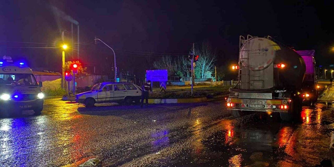 Bafa Dörtyol Kavşağı’nda Kaza, 1 Yaralı