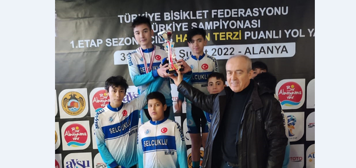 Selçuklu Belediyespor Bisiklet Takımından Türkiye şampiyonluğu