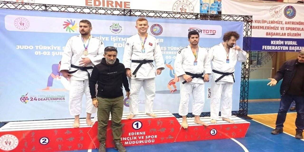 Kululu judocu Edirne’den altın madalyayla döndü