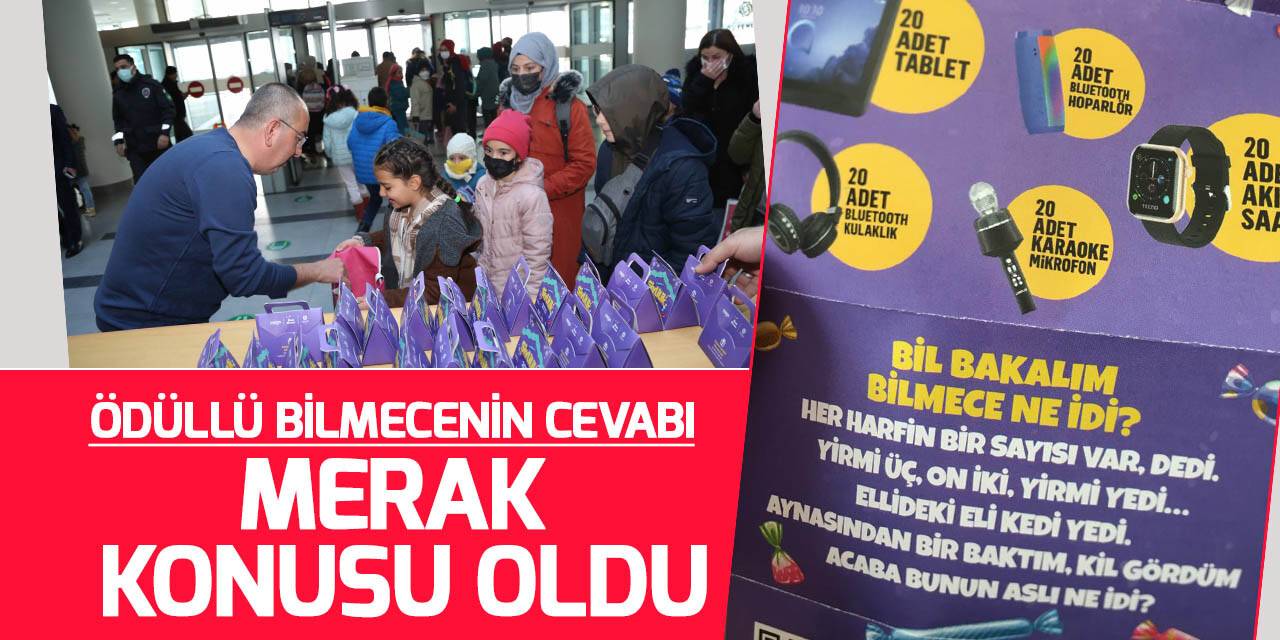 Meram Belediyesi'nin ödüllü "şivlilik" bilmecesinin cevabı merak konusu oldu