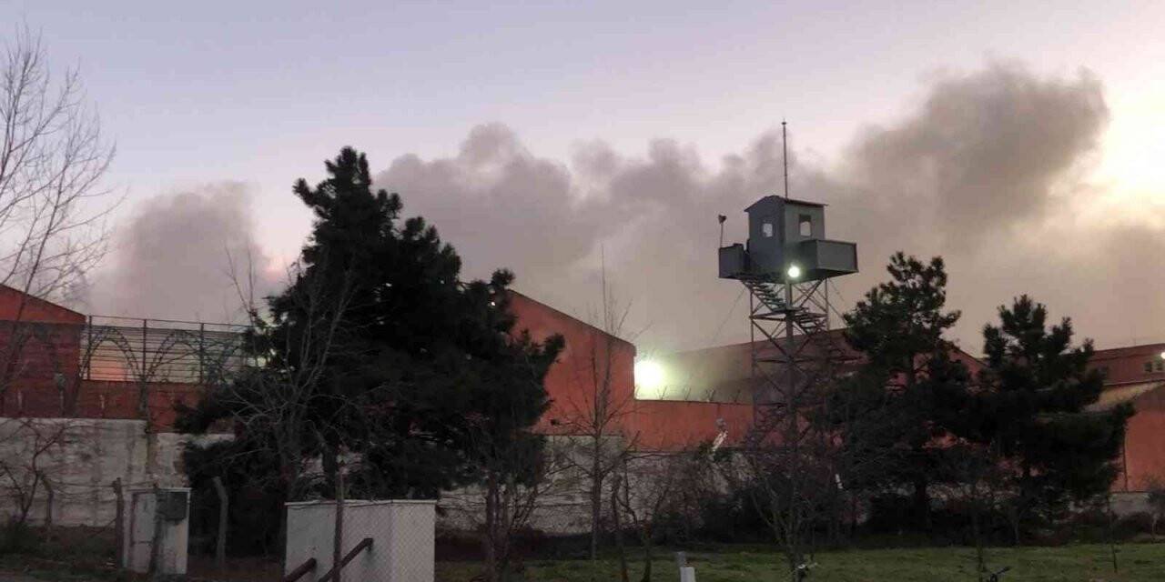 Ümraniye T Tipi Cezaevi’nde korkutan yangın